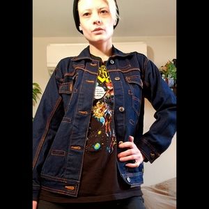 Dark Blue Denim Southpole Jacket size Small